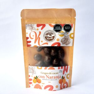 Gragea de cacao con naranja